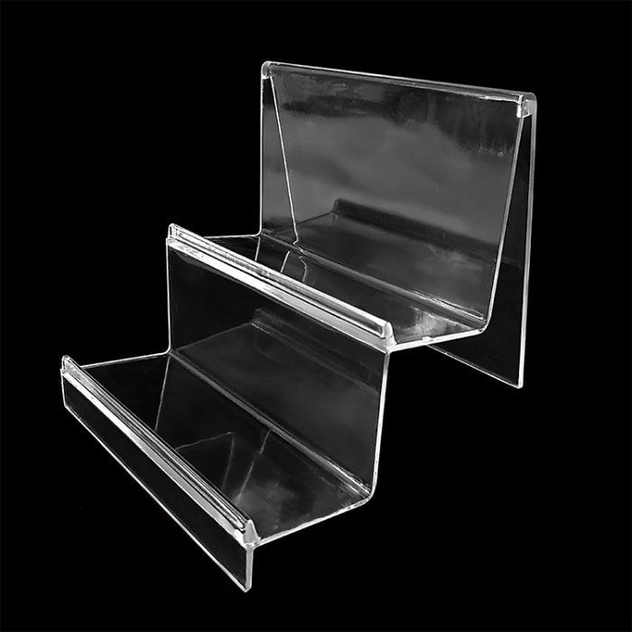 10 PCS Engrosado Soporte de billetera transparente Soporte de exhibición de máscara de teléfono de plástico Soporte de exhibición de mostrador, Especificación: