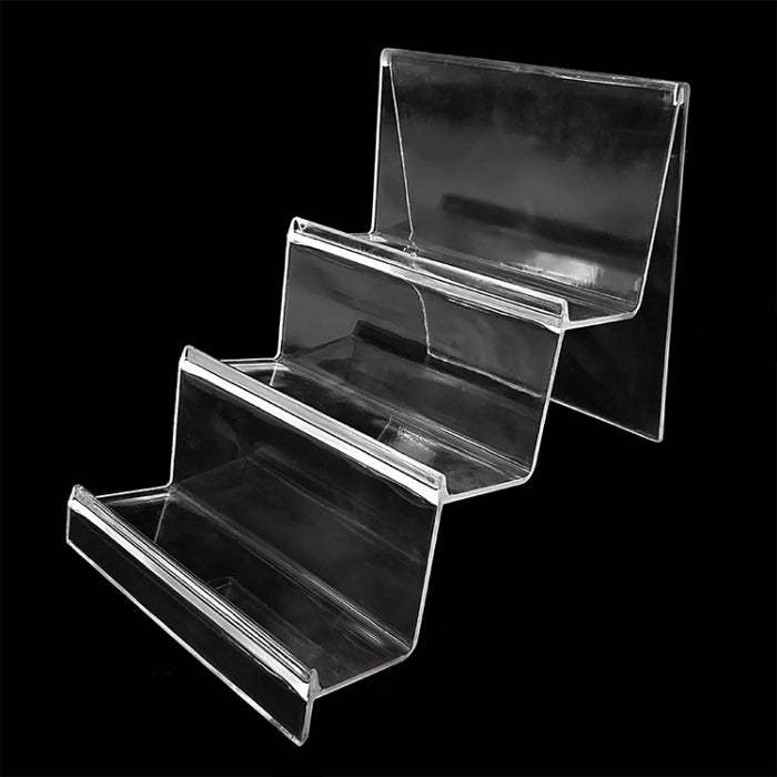 10 PCS Engrosado Soporte de billetera transparente Soporte de exhibición de máscara de teléfono de plástico Soporte de exhibición de mostrador, Especificación: