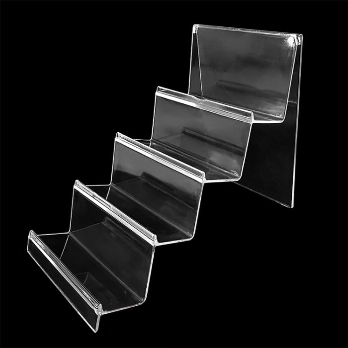 10 PCS Engrosado Soporte de billetera transparente Soporte de exhibición de máscara de teléfono de plástico Soporte de exhibición de mostrador, Especificación: