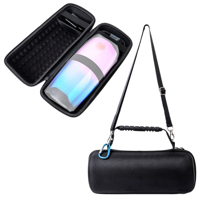 P403 para JBL Pulse 4 EVA altavoz cubierta protectora caja de almacenamiento al aire libre bolsa portátil con correa para el hombro y mosquetón
