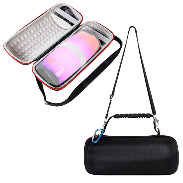 P403 para JBL Pulse 4 EVA altavoz cubierta protectora caja de almacenamiento al aire libre bolsa portátil con correa para el hombro y mosquetón