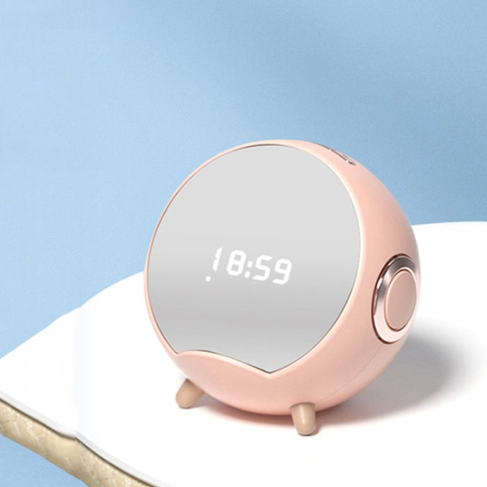 Mini Altavoz Bluetooth de carga inalámbrica inteligente multifunción de escritorio con reloj despertador y función de soporte para teléfono