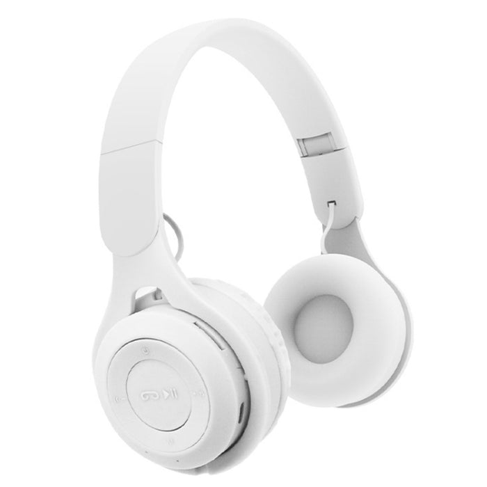M6 Auriculares inalámbricos con Bluetooth Auriculares estéreo plegables para juegos con micrófono