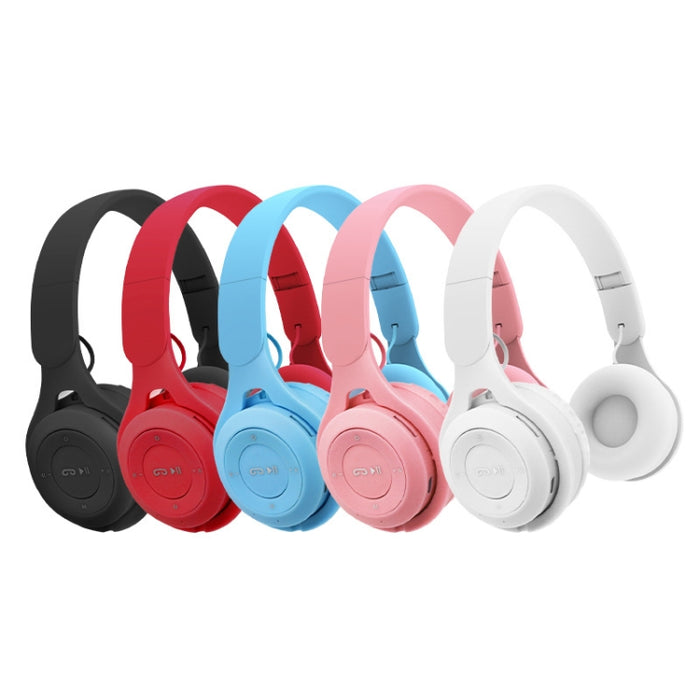 M6 Auriculares inalámbricos con Bluetooth Auriculares estéreo plegables para juegos con micrófono