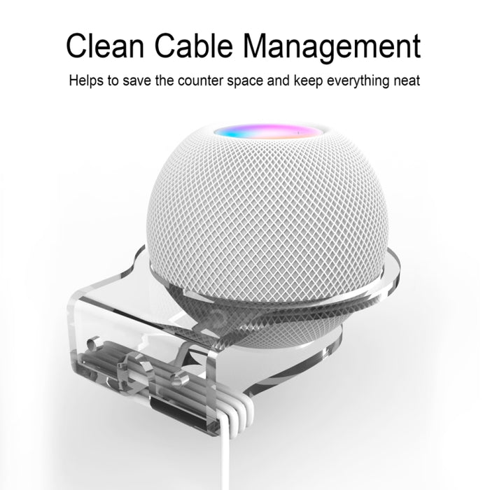 JP02Y Soporte acrílico de pared/escritorio para Apple HomePod Mini