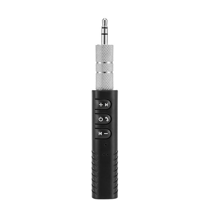 Receptor de audio Bluetooth Lavalier de 3,5 mm con adaptador de metal