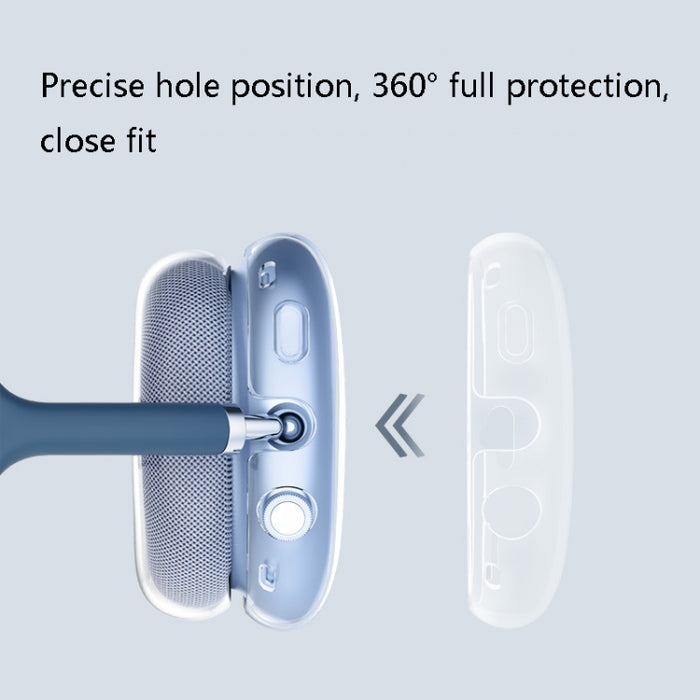 Estuche protector de auriculares de silicona antiarañazos de cobertura completa de Oatsbasf para AirPods Max