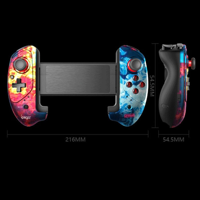 Manija inalámbrica retráctil del juego del teléfono móvil de la tableta de Ipega Bluetooth
