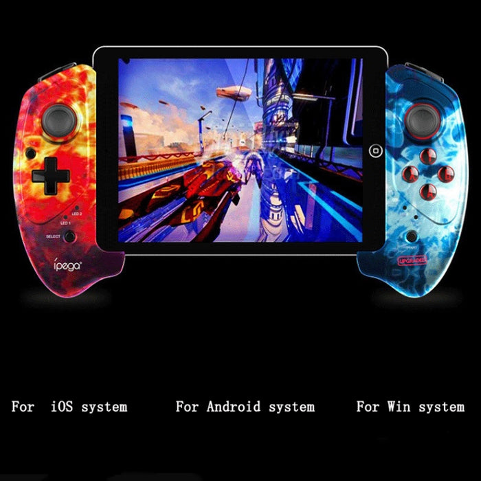 Manija inalámbrica retráctil del juego del teléfono móvil de la tableta de Ipega Bluetooth