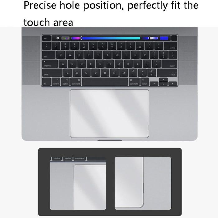 Laptop Touchpad Film a prueba de polvo transparente Frosted Touchpad película protectora para MacBook