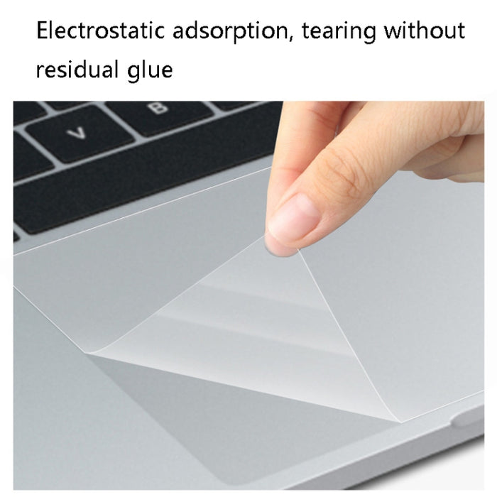 Laptop Touchpad Film a prueba de polvo transparente Frosted Touchpad película protectora para MacBook