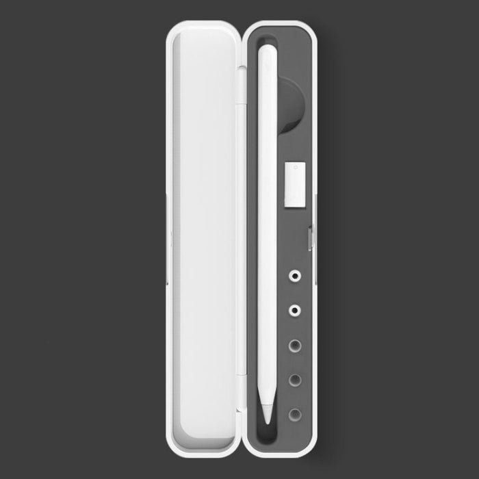 Caja de almacenamiento de protección de aguja de silicona para Apple Pencil 1/2, especificación: