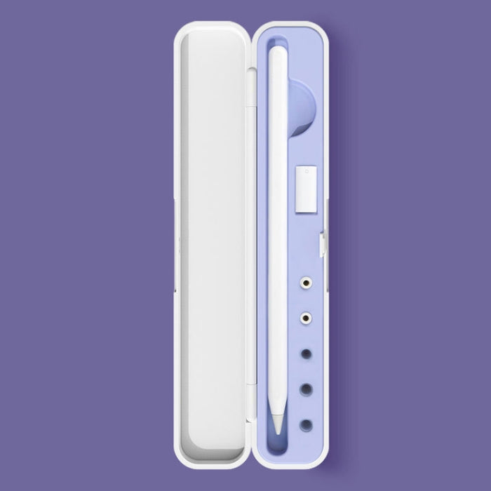 Caja de almacenamiento de protección de aguja de silicona para Apple Pencil 1/2, especificación: