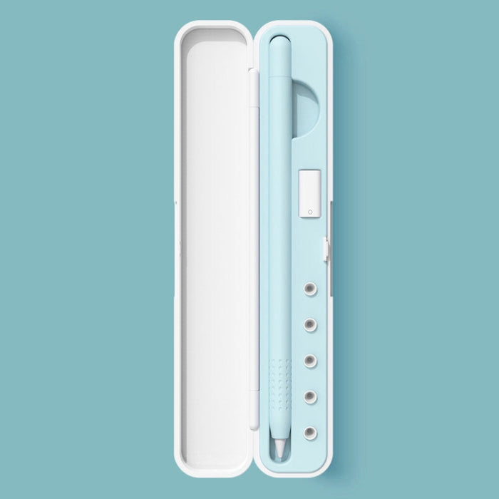 Caja de almacenamiento de protección de aguja de silicona para Apple Pencil 1/2, especificación:
