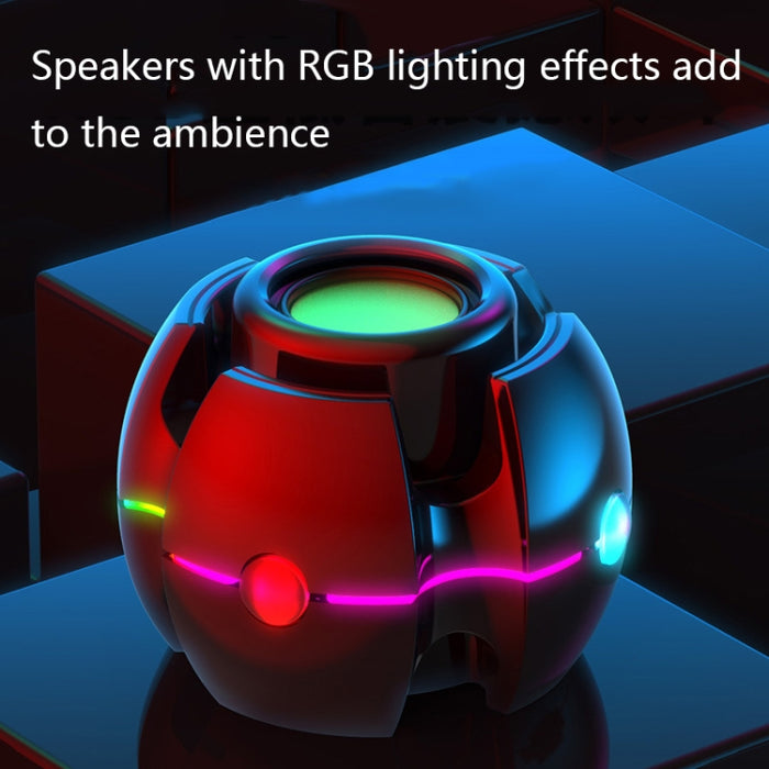 Efecto de luz RGB Gyro Shape Wireless Bluetooth Audio