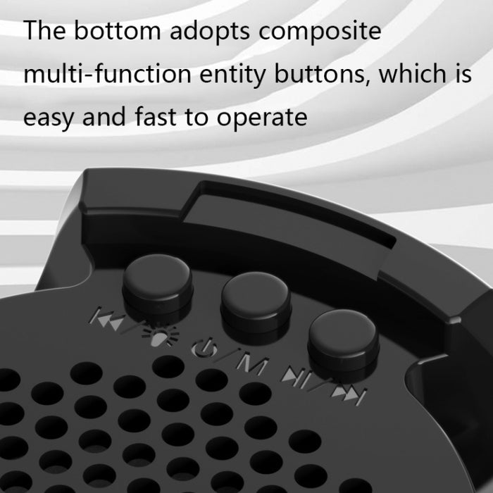 Efecto de luz RGB Gyro Shape Wireless Bluetooth Audio