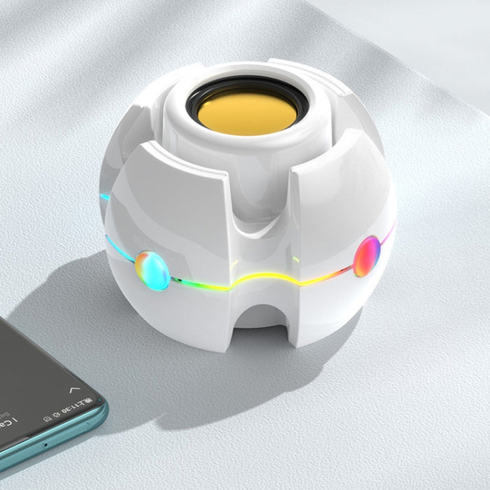 Efecto de luz RGB Gyro Shape Wireless Bluetooth Audio