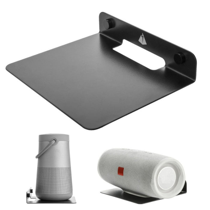 Soporte de metal de almacenamiento de pared universal para altavoz Bluetooth, tamaño: 15,5 x 13 x 3 cm