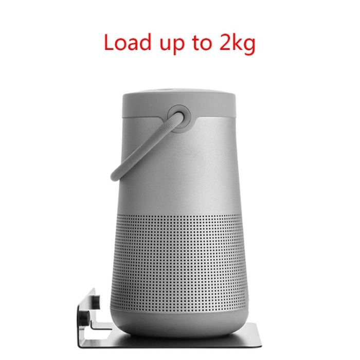 Soporte de metal de almacenamiento de pared universal para altavoz Bluetooth, tamaño: 15,5 x 13 x 3 cm