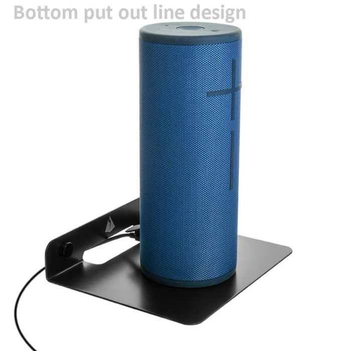 Soporte de metal de almacenamiento de pared universal para altavoz Bluetooth, tamaño: 15,5 x 13 x 3 cm