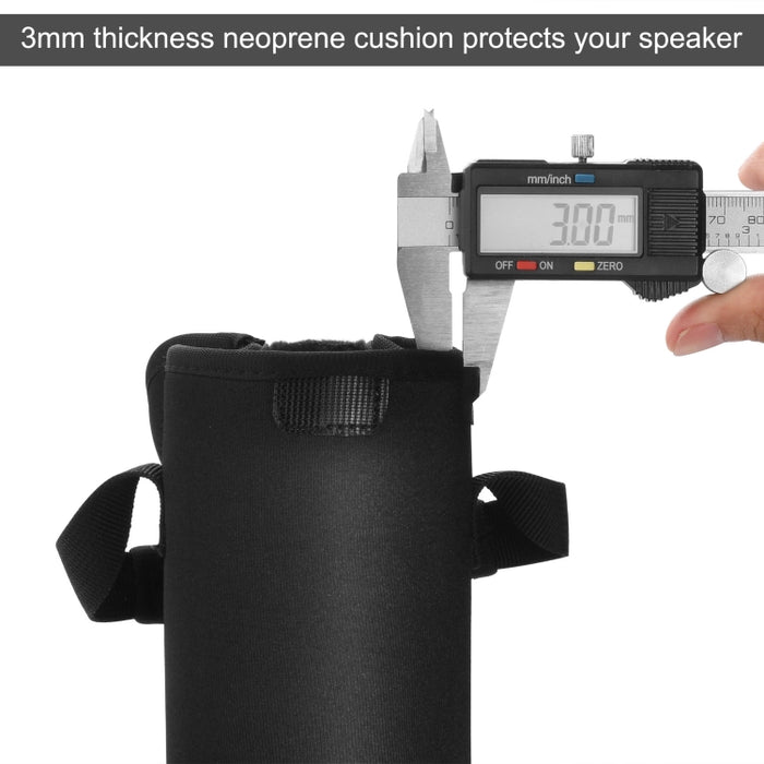 Bolsa de altavoz de neopreno Cubierta protectora de forro de terciopelo portátil