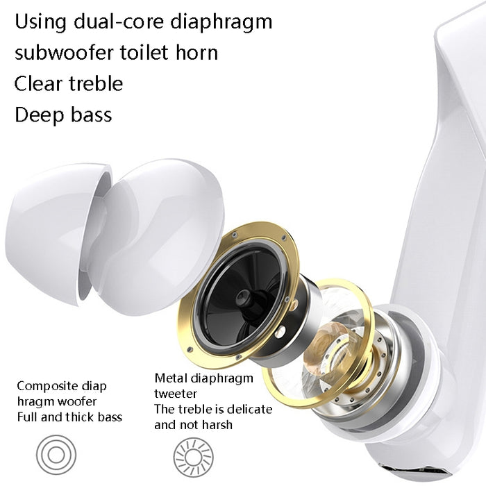 YX18 Bluetooth 5.1 Earhook Business Sport Auriculares de una sola oreja