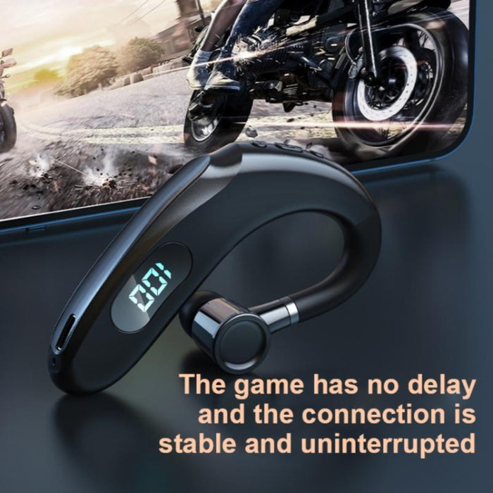 Q20 Bluetooth 5.2 Negocios Pantalla digital Deportes Gancho para la oreja Auricular estéreo