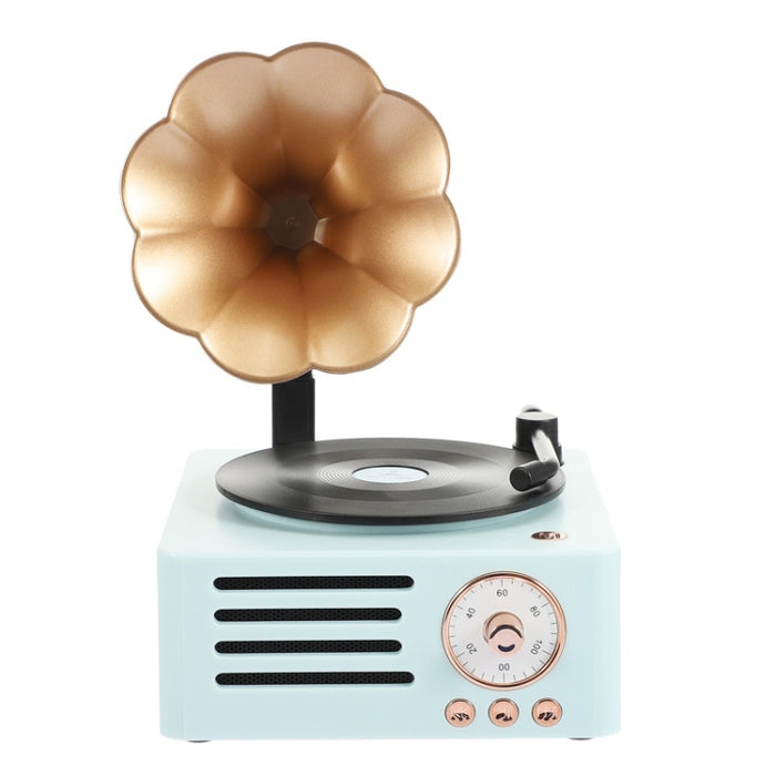 T15 Petunia Retro tocadiscos de vinilo inalámbrico multifunción Mini Bluetooth Audio