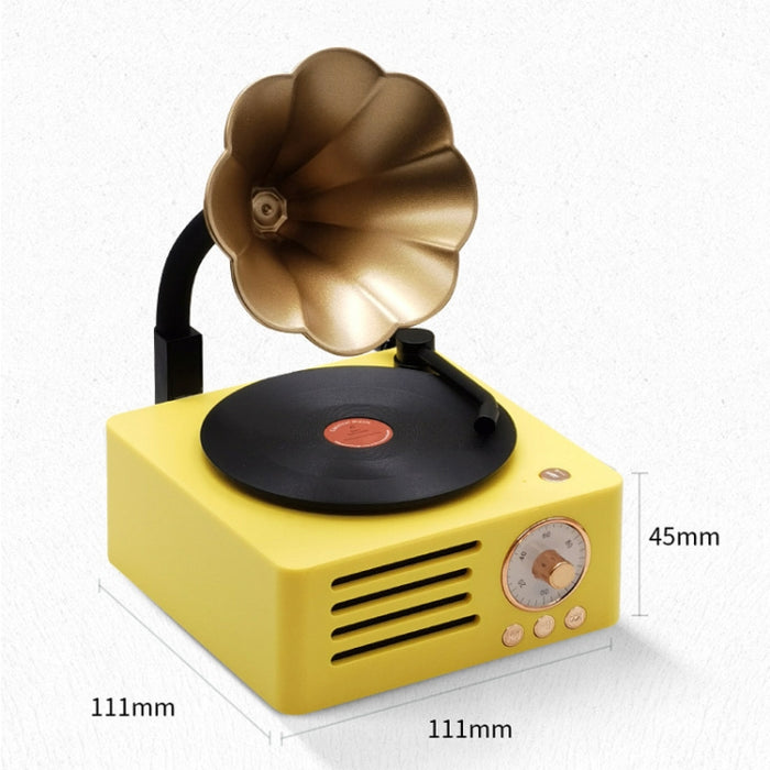T15 Petunia Retro tocadiscos de vinilo inalámbrico multifunción Mini Bluetooth Audio