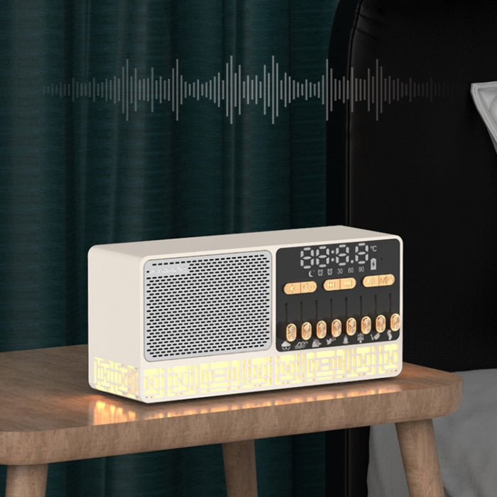 Manovo V1 Desktop White Noise Sleep Aid Speaker Home Alarm Clock Altavoz Bluetooth