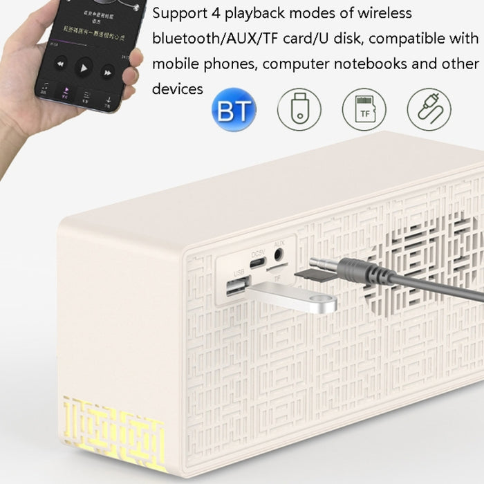 Manovo V1 Desktop White Noise Sleep Aid Speaker Home Alarm Clock Altavoz Bluetooth
