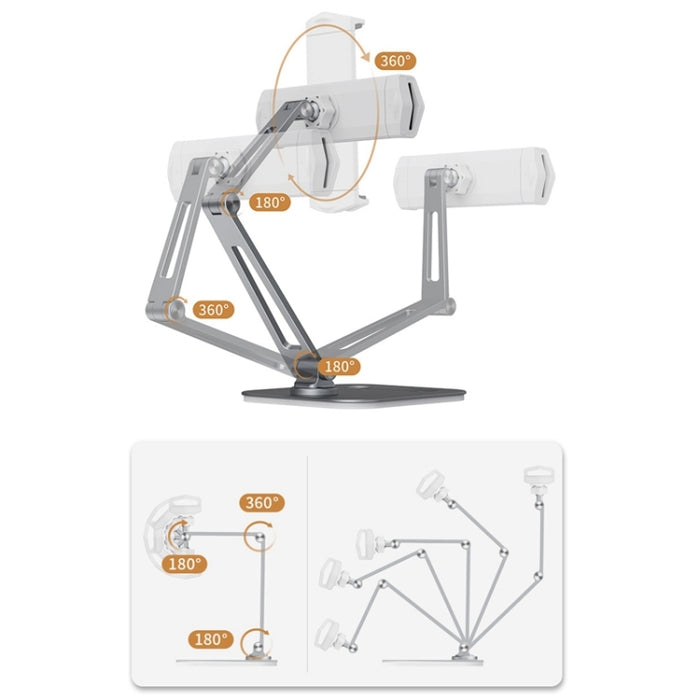 Boneruy P47 Tablet Computer Stand Soporte para teléfono móvil de escritorio