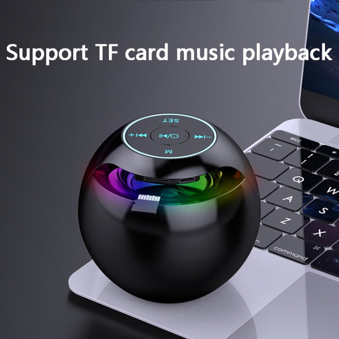 ZXL-G90 Altavoz Bluetooth portátil con bola de colores, estilo: