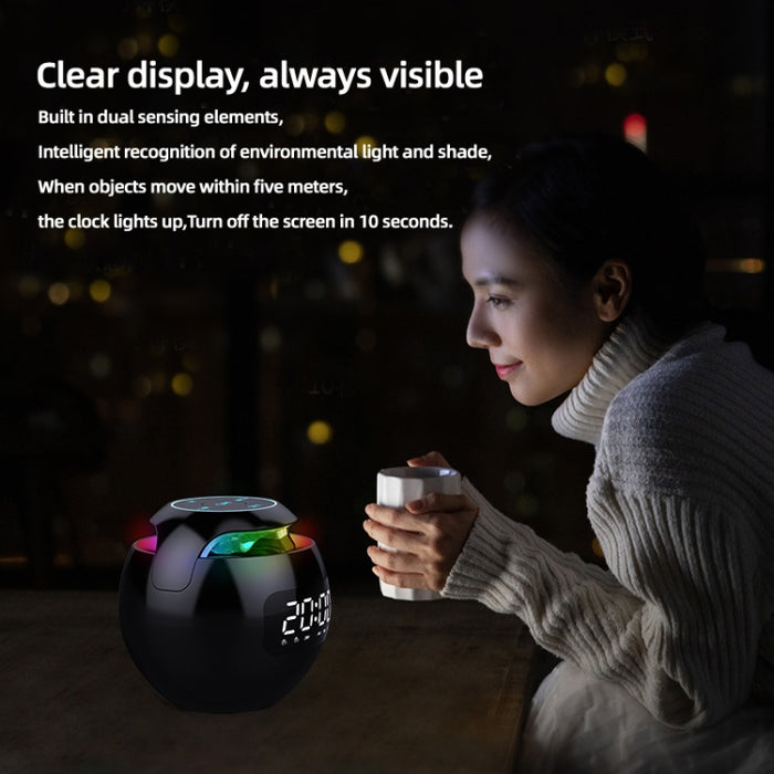 ZXL-G90 Altavoz Bluetooth portátil con bola de colores, estilo: