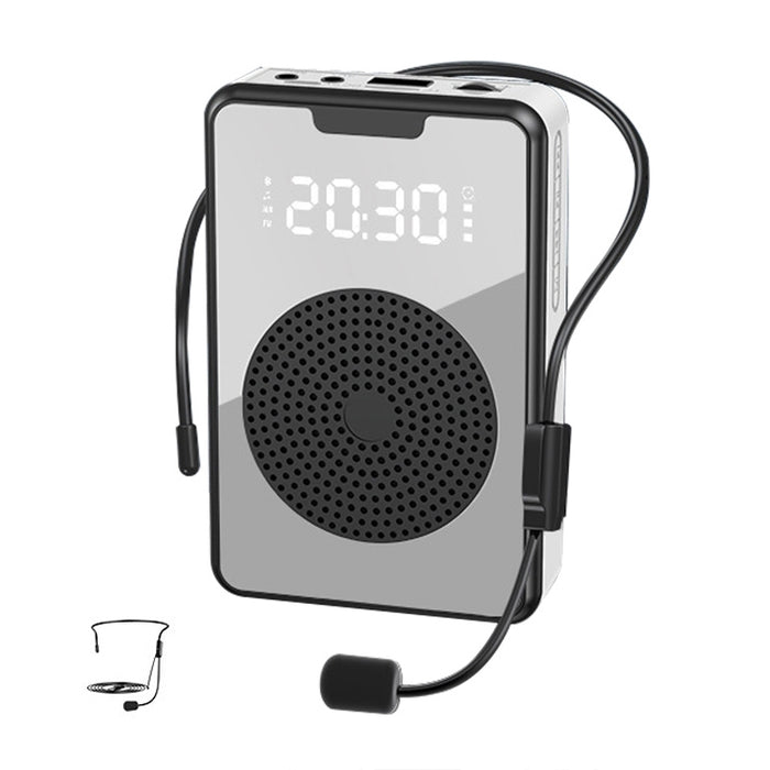 Amplificador de micrófono portátil para enseñanza ZXL-H3 con pantalla de tiempo, especificaciones: