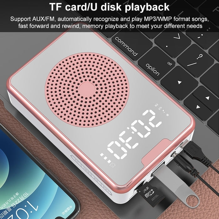 Amplificador de micrófono portátil para enseñanza ZXL-H3 con pantalla de tiempo, especificaciones: