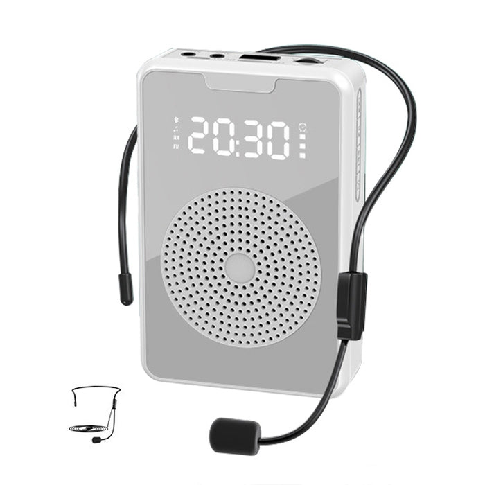 Amplificador de micrófono portátil para enseñanza ZXL-H3 con pantalla de tiempo, especificaciones: