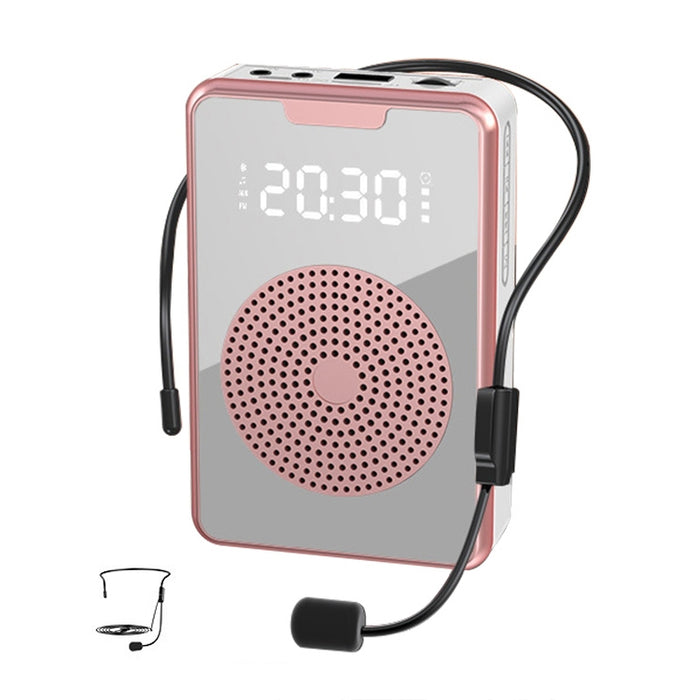 Amplificador de micrófono portátil para enseñanza ZXL-H3 con pantalla de tiempo, especificaciones: