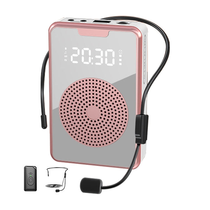 Amplificador de micrófono portátil para enseñanza ZXL-H3 con pantalla de tiempo, especificaciones: