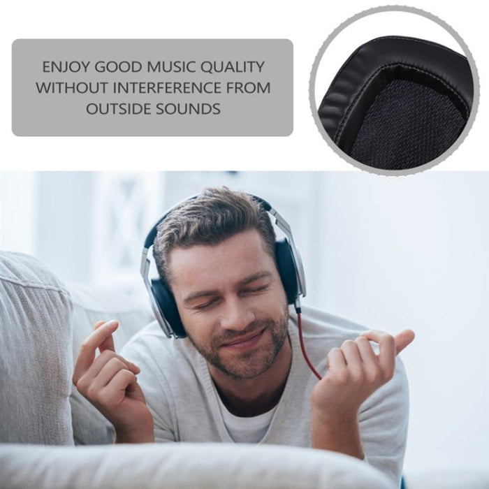 2 almohadillas de esponja para auriculares para Logitech G633/G933.