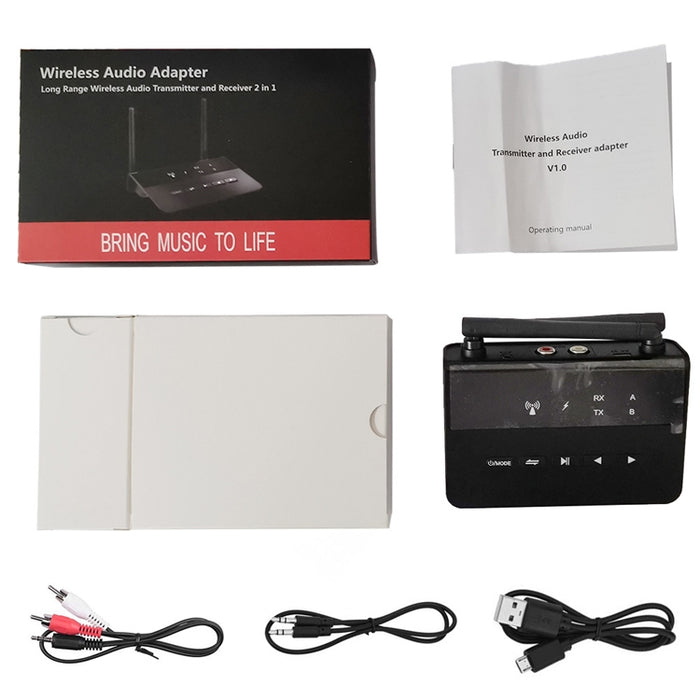 MB2 CSR Adaptador de audio inalámbrico Bluetooth 5.0 Receptor y transmisor