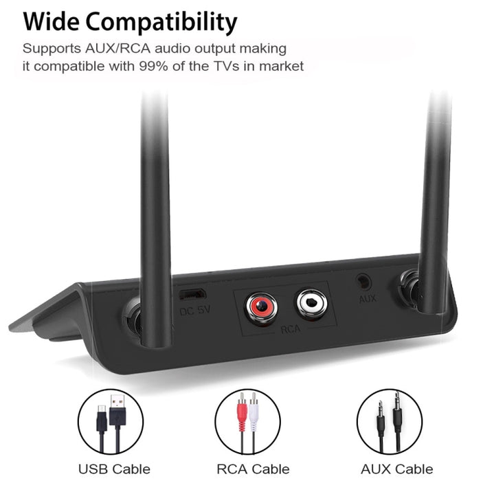 MB2 CSR Adaptador de audio inalámbrico Bluetooth 5.0 Receptor y transmisor