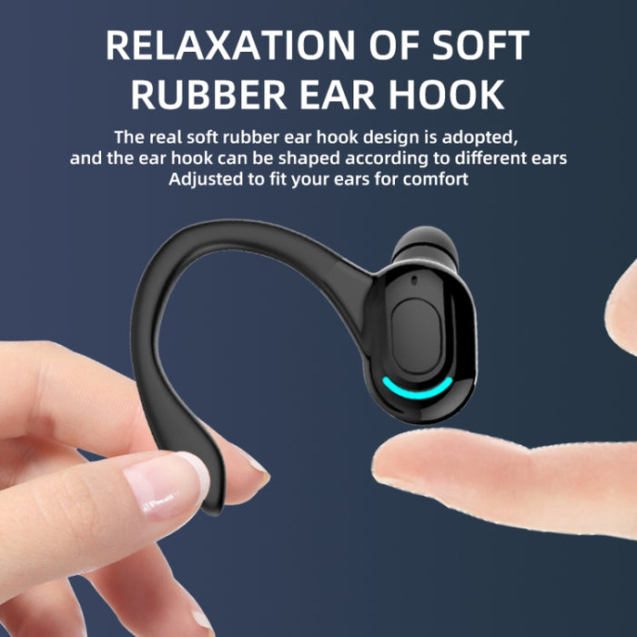 F8 Bluetooth 5.1 Auriculares deportivos inalámbricos estéreo montados en la oreja