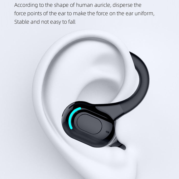 F8 Bluetooth 5.1 Auriculares deportivos inalámbricos estéreo montados en la oreja