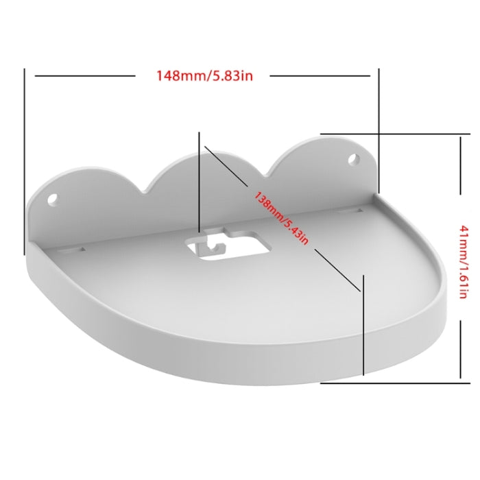 2 soportes de pared para Amazon Echo Dot 4.