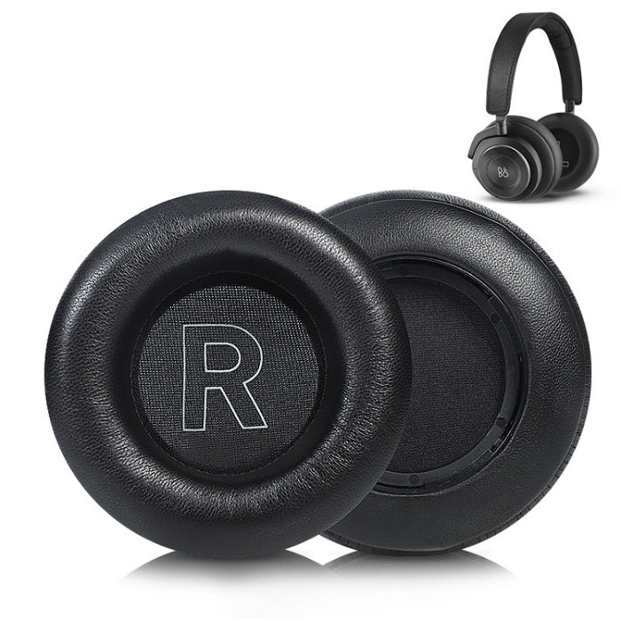 1 par de orejeras de esponja de cuero genuino para BO BeoPlay H7 / H9 / H9i 3rd