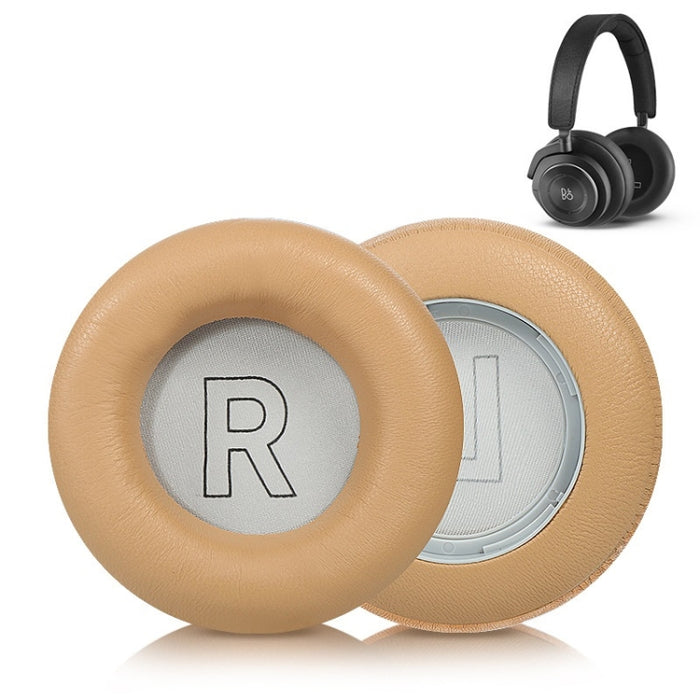1 par de orejeras de esponja de cuero genuino para BO BeoPlay H7 / H9 / H9i 3rd