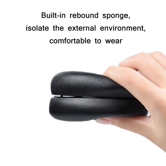 1 par de cubiertas de auriculares de esponja de cuero proteico para Anker Soundcore Life