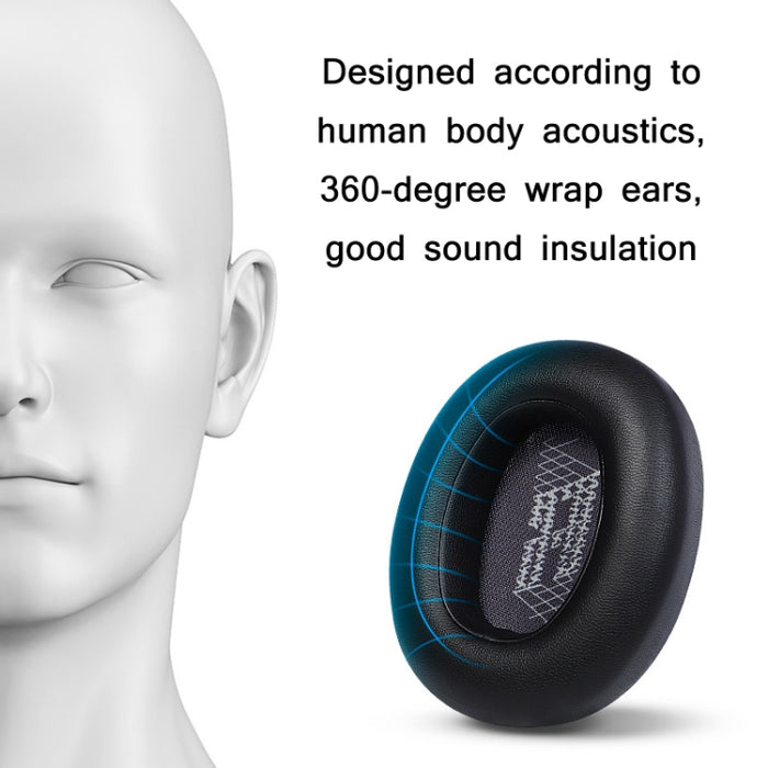 1 par de fundas de esponja para auriculares JBL Live 650BT/660NC/Duet