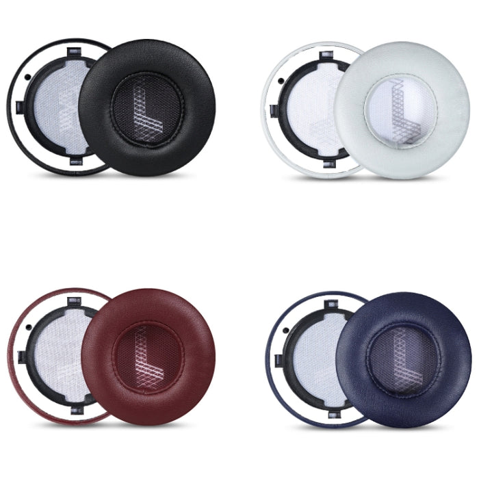 1 par de fundas para auriculares con esponja de piel proteica para JBL E45BT/E35/E45